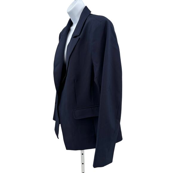 Tahari Arthur S. Levine Blazer Jacket Women's 16 Navy Blue MAM652 Professional - Picture 8 of 12